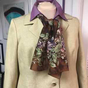 Adrienne Vittadini silk scarf